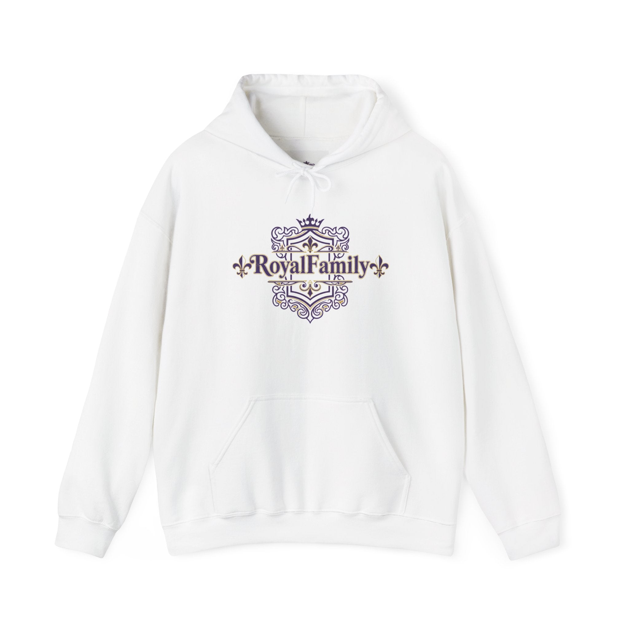 Royal Family crest hoodie | Mythic woman with owl back print hoodie