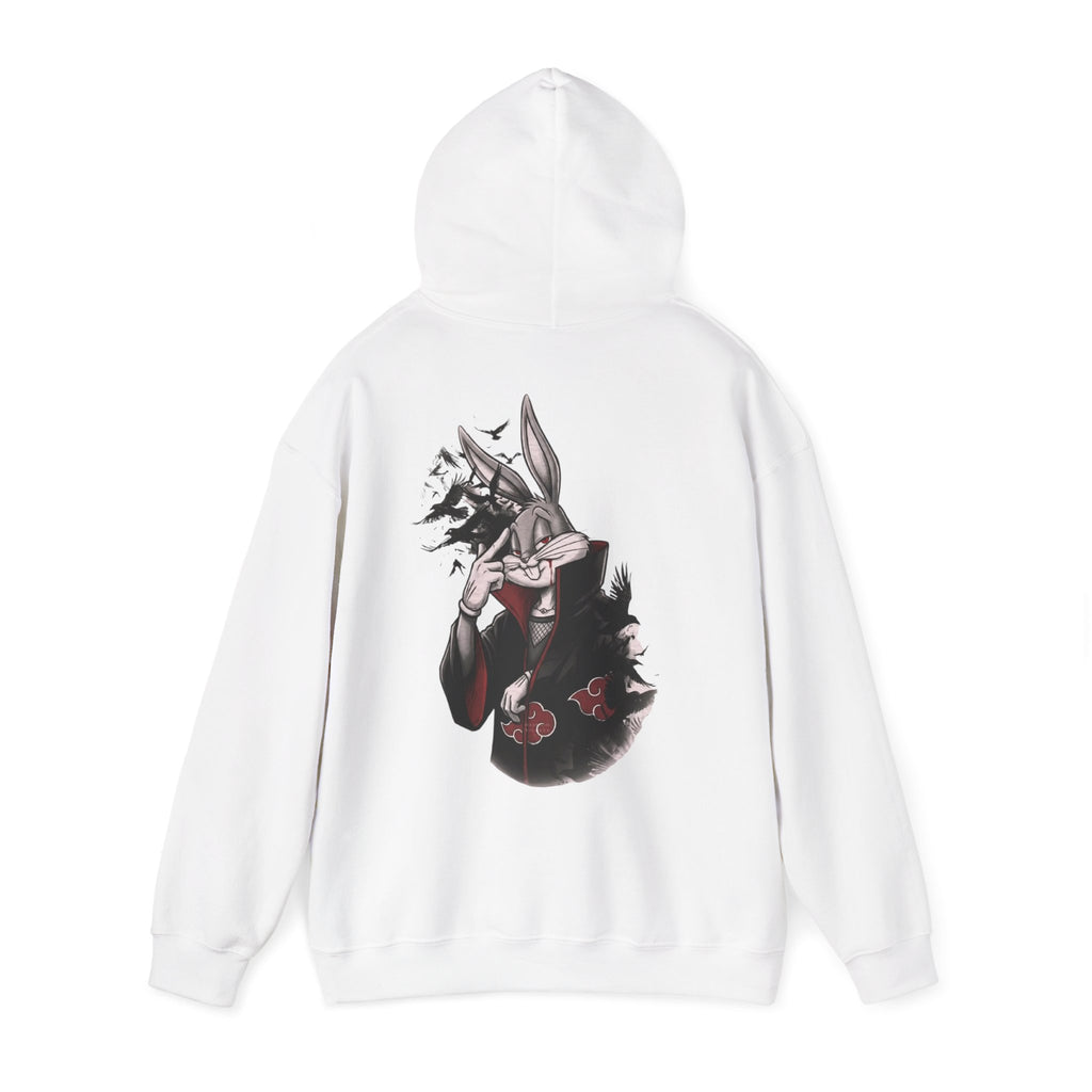 Hoodie — Dark Anime Masked Figure Back Print Sweatshirt