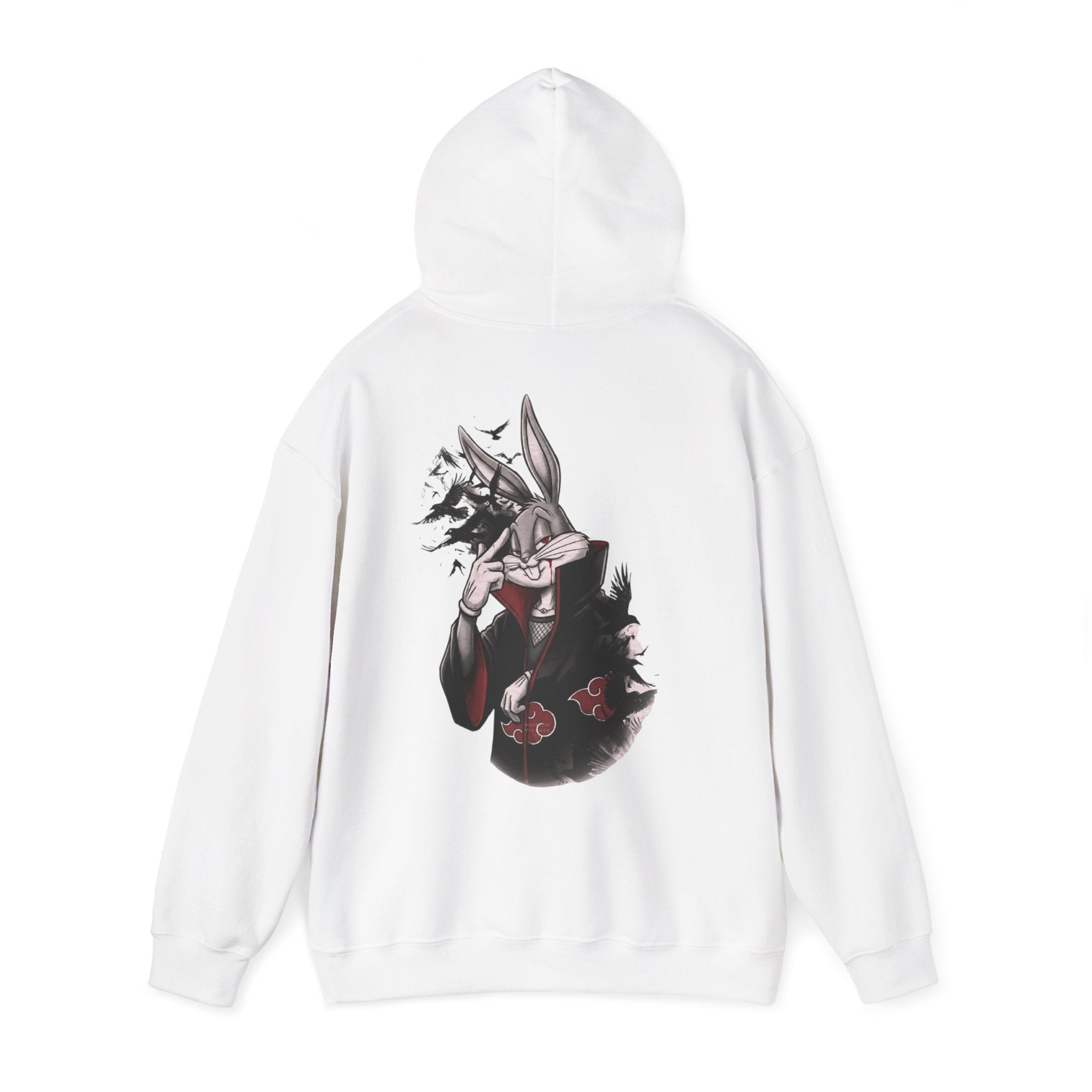 Hoodie — Dark Anime Masked Figure Back Print Sweatshirt
