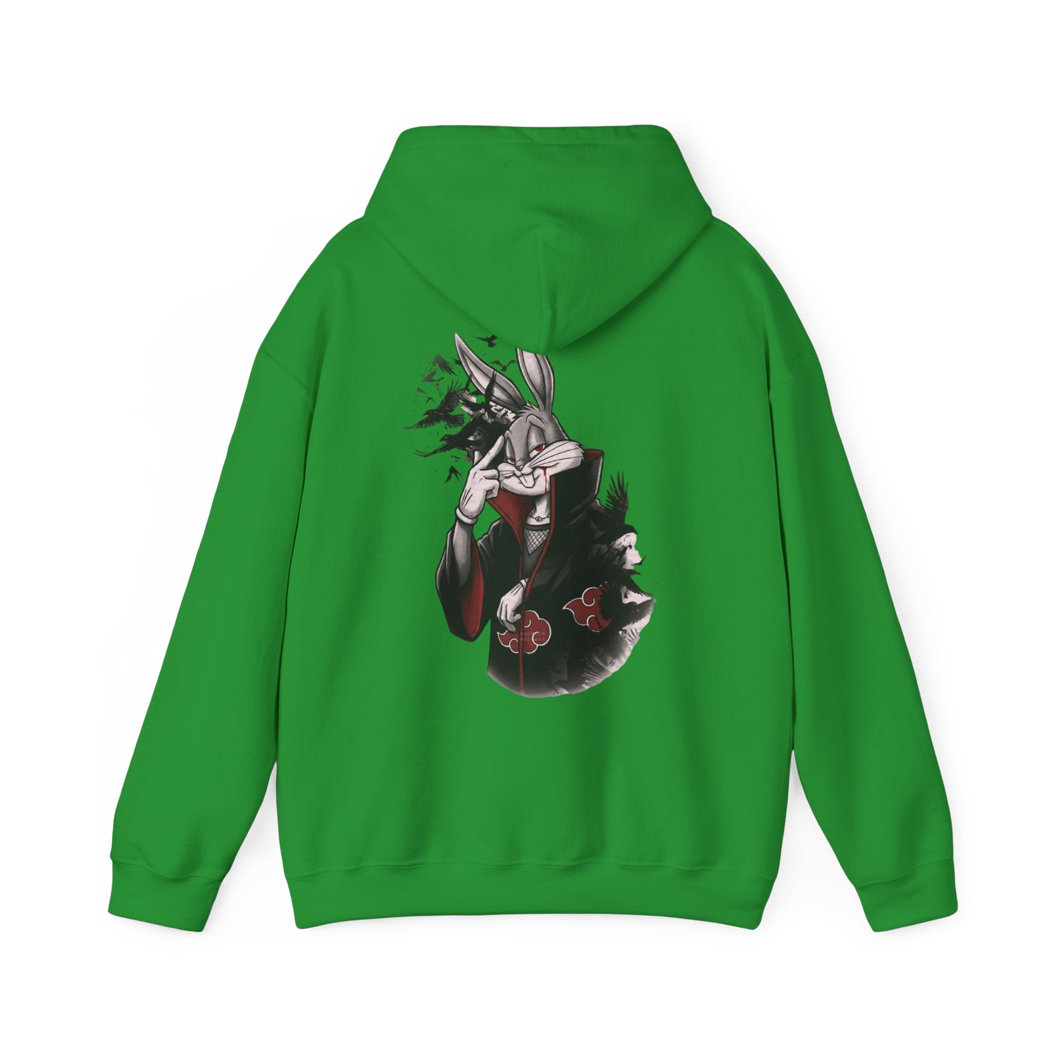 Hoodie — Dark Anime Masked Figure Back Print Sweatshirt