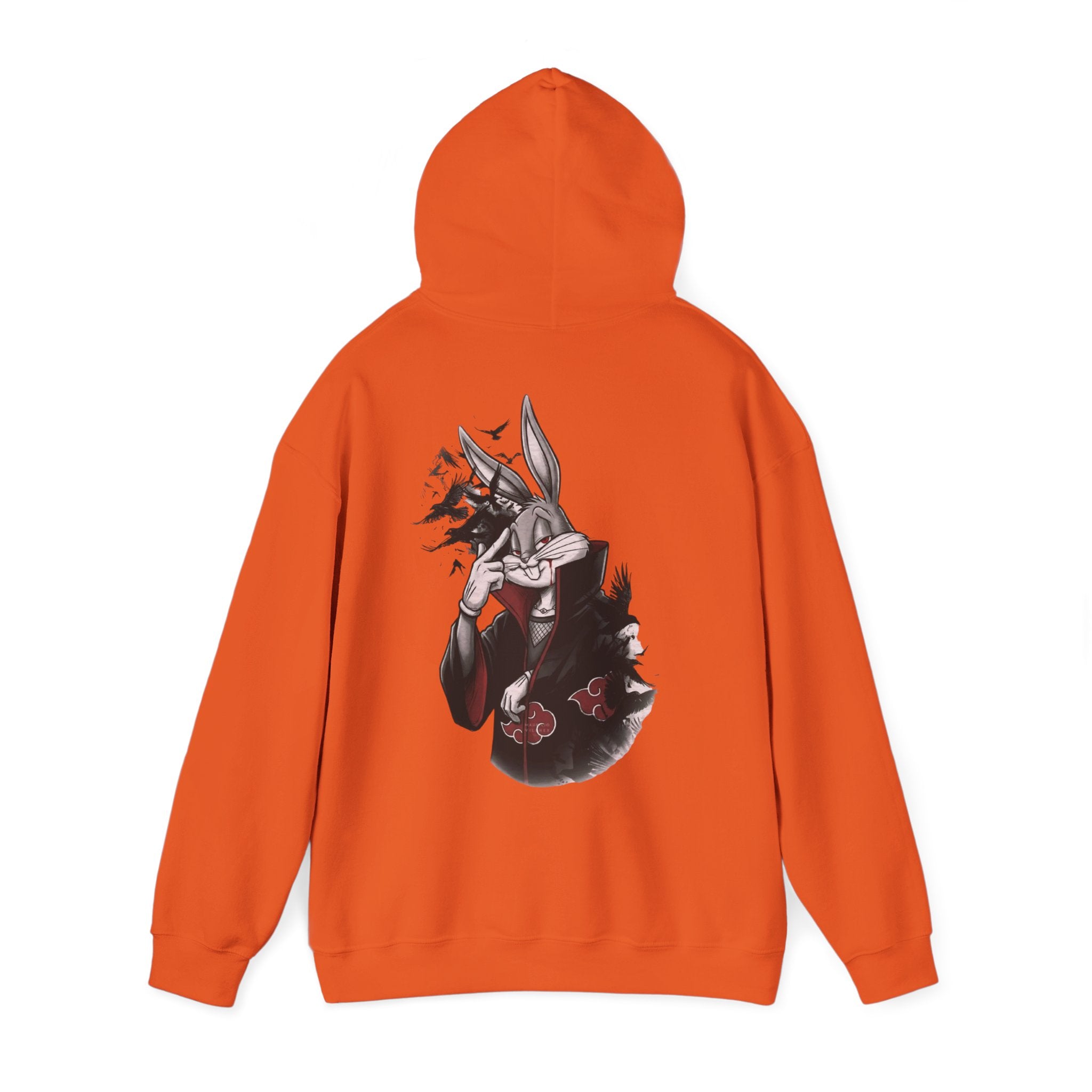 Hoodie — Dark Anime Masked Figure Back Print Sweatshirt
