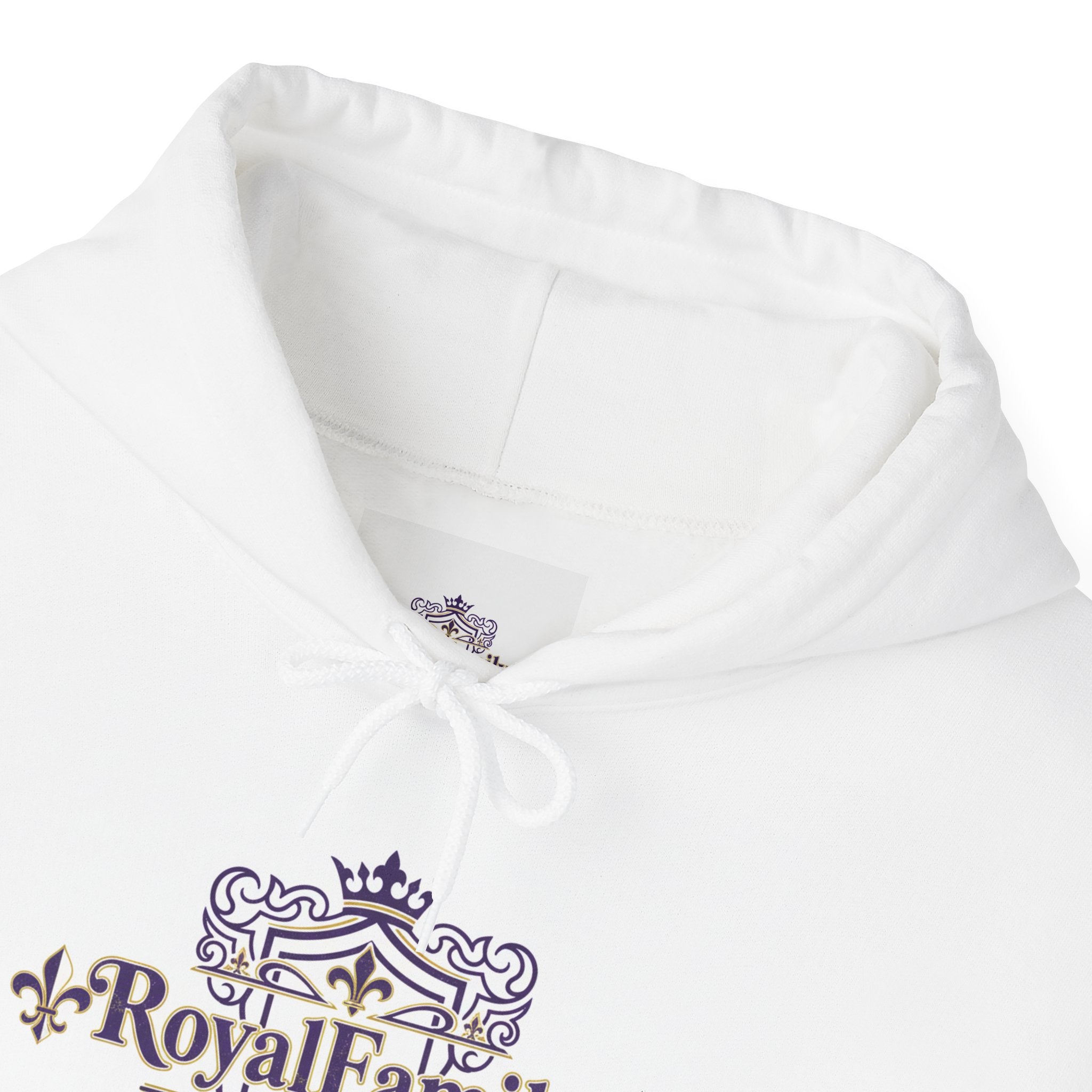 Royal Family crest hoodie | Mythic woman with owl back print hoodie