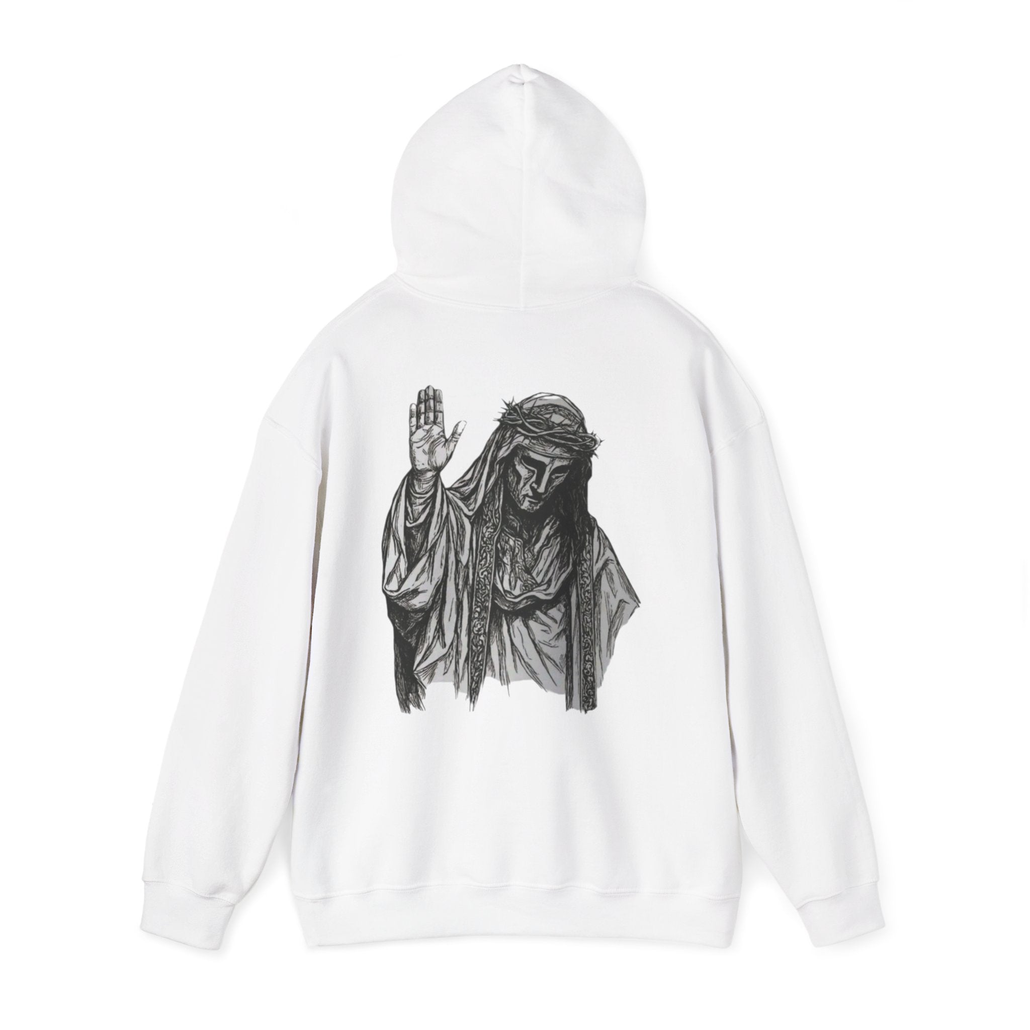 Royal Family Crest hoodie | Religious Christ Blessing Back Print hoodie