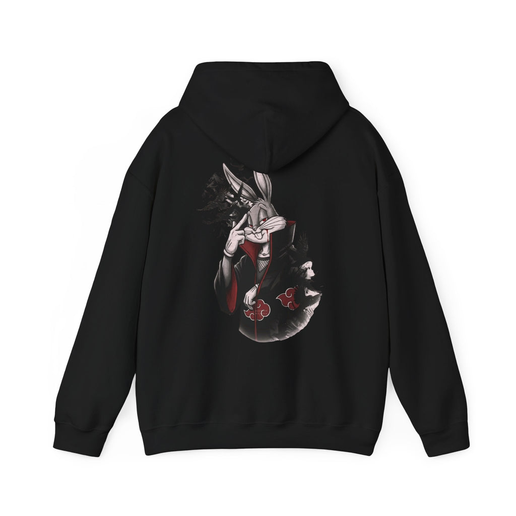 Hoodie — Dark Anime Masked Figure Back Print Sweatshirt
