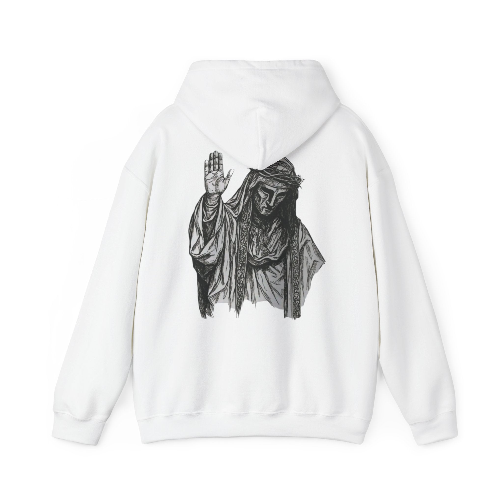 Royal Family Crest hoodie | Religious Christ Blessing Back Print hoodie