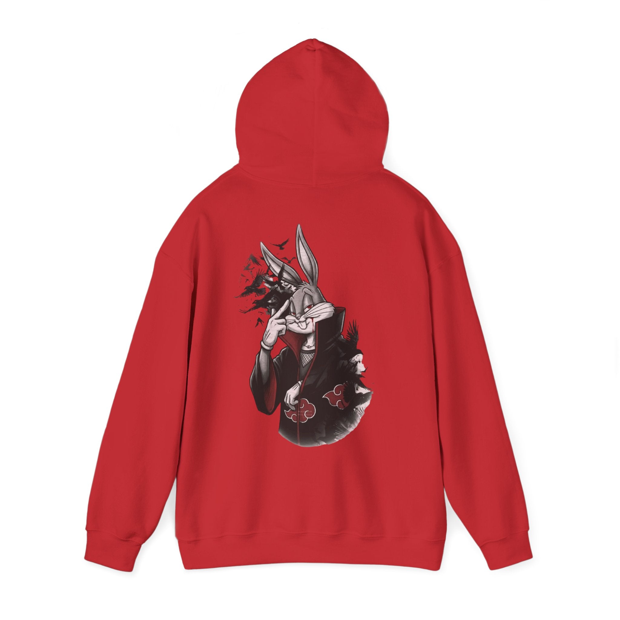 Hoodie — Dark Anime Masked Figure Back Print Sweatshirt