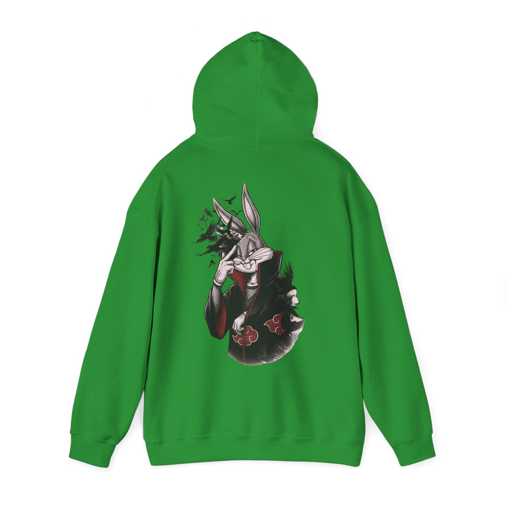 Hoodie — Dark Anime Masked Figure Back Print Sweatshirt