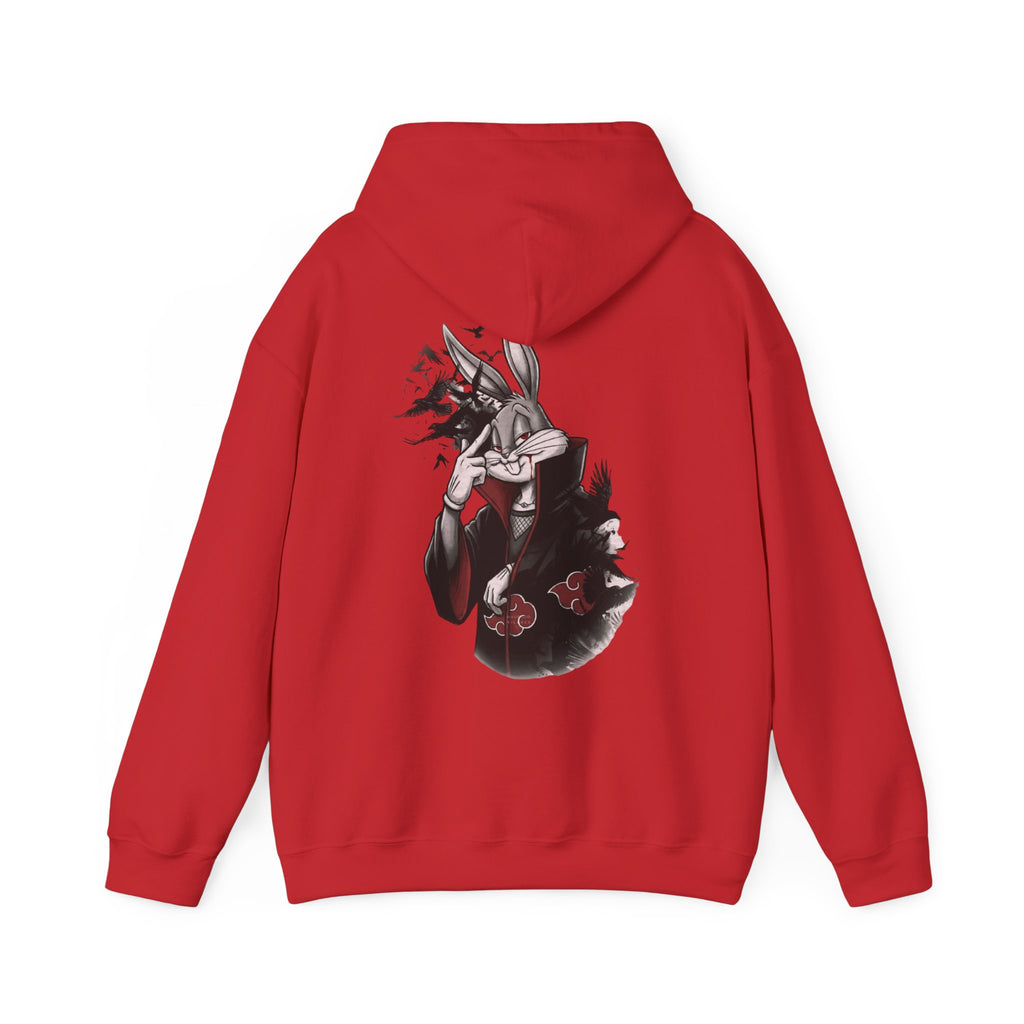 Hoodie — Dark Anime Masked Figure Back Print Sweatshirt