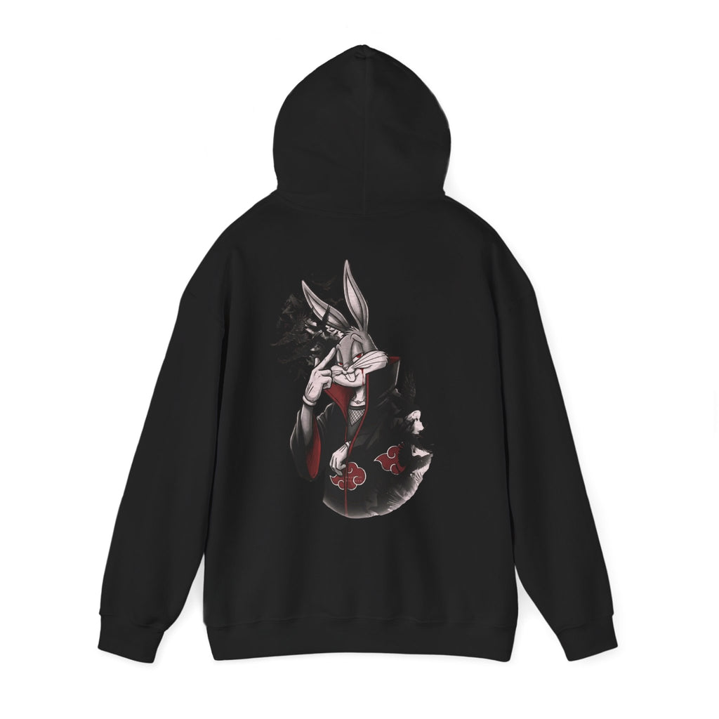 Hoodie — Dark Anime Masked Figure Back Print Sweatshirt