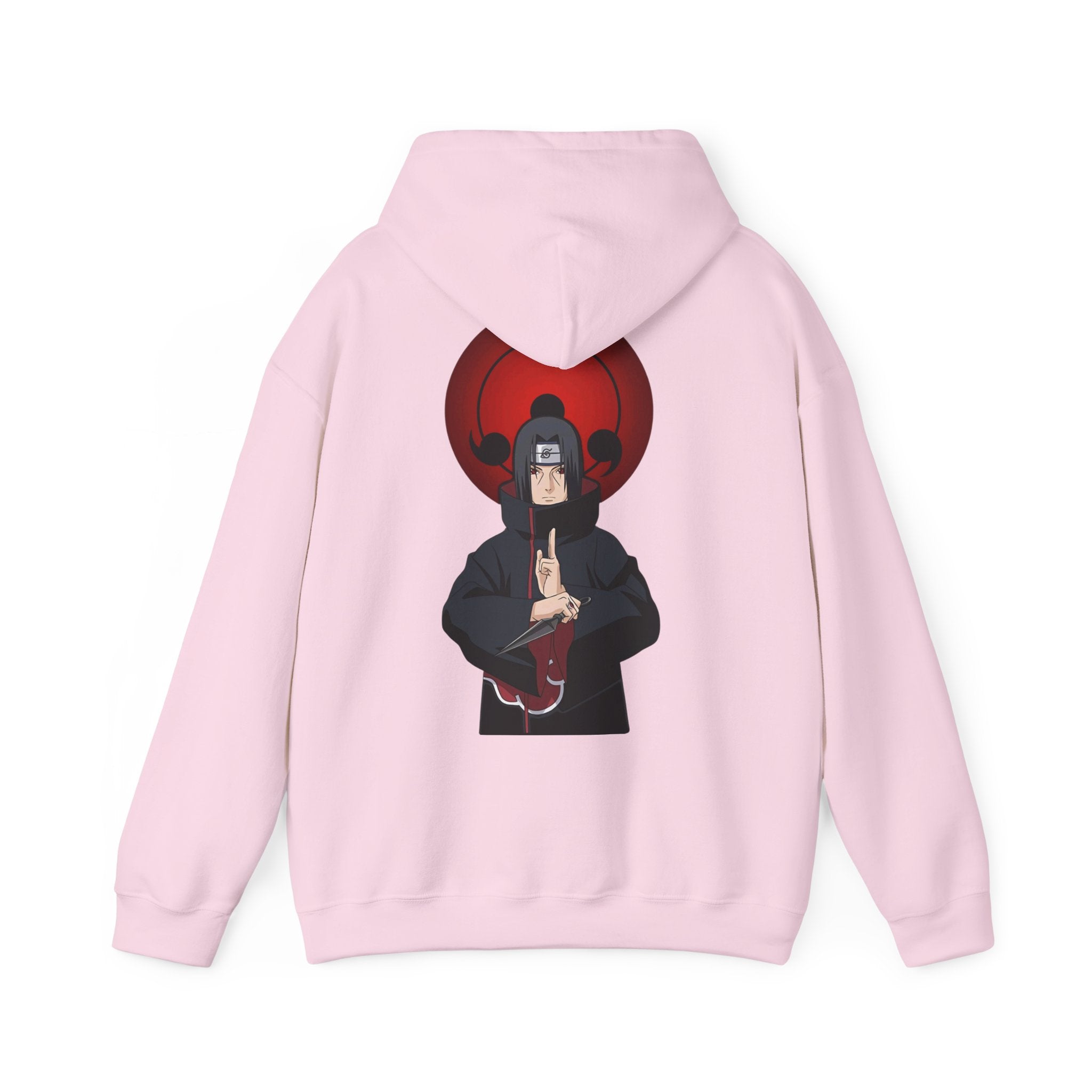 Itachi Uchiha Illustration Hoodie | Anime Shinobi Back Print