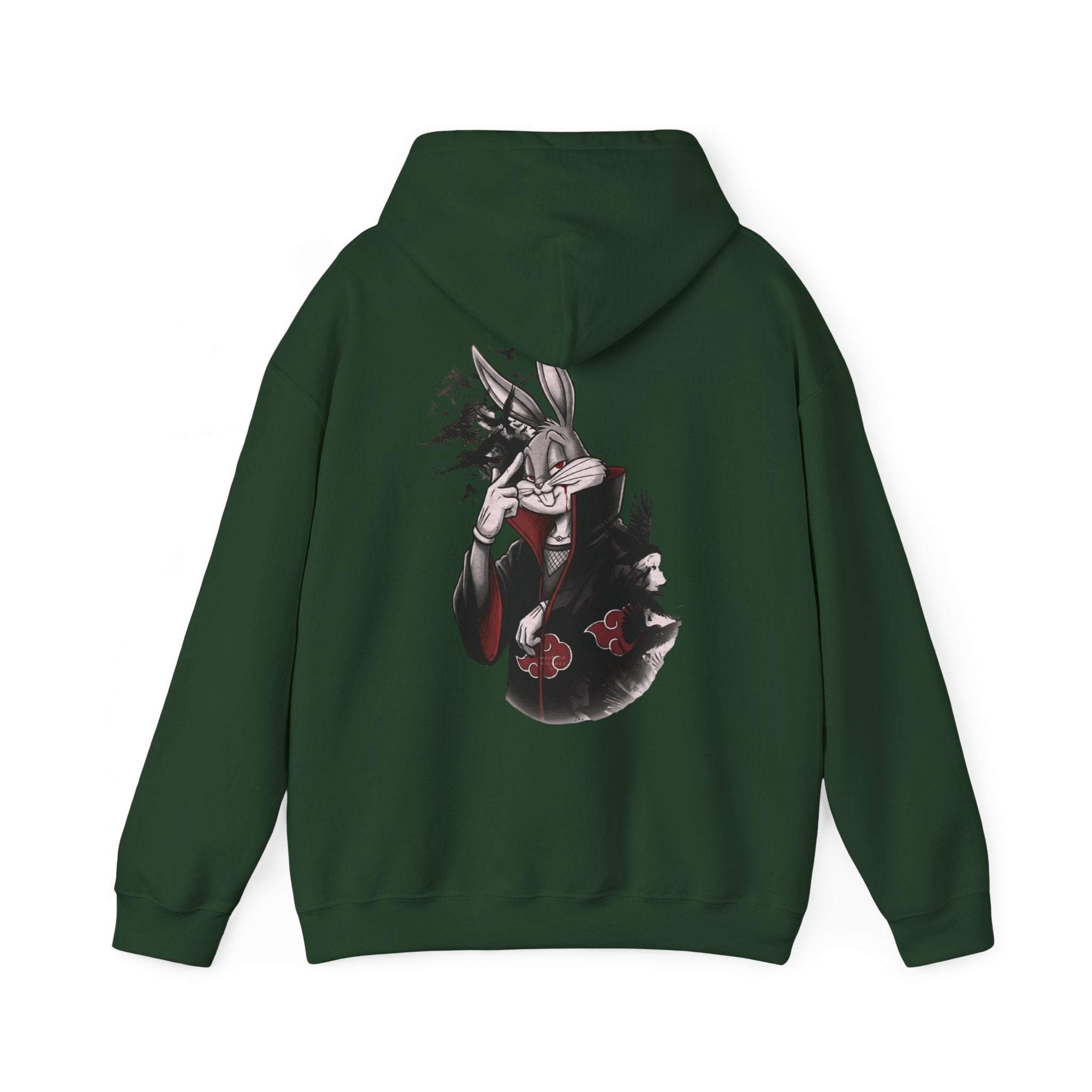 Hoodie — Dark Anime Masked Figure Back Print Sweatshirt