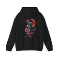 Red Samurai Armor hoodie | Dragon Back Graphic Hoodie