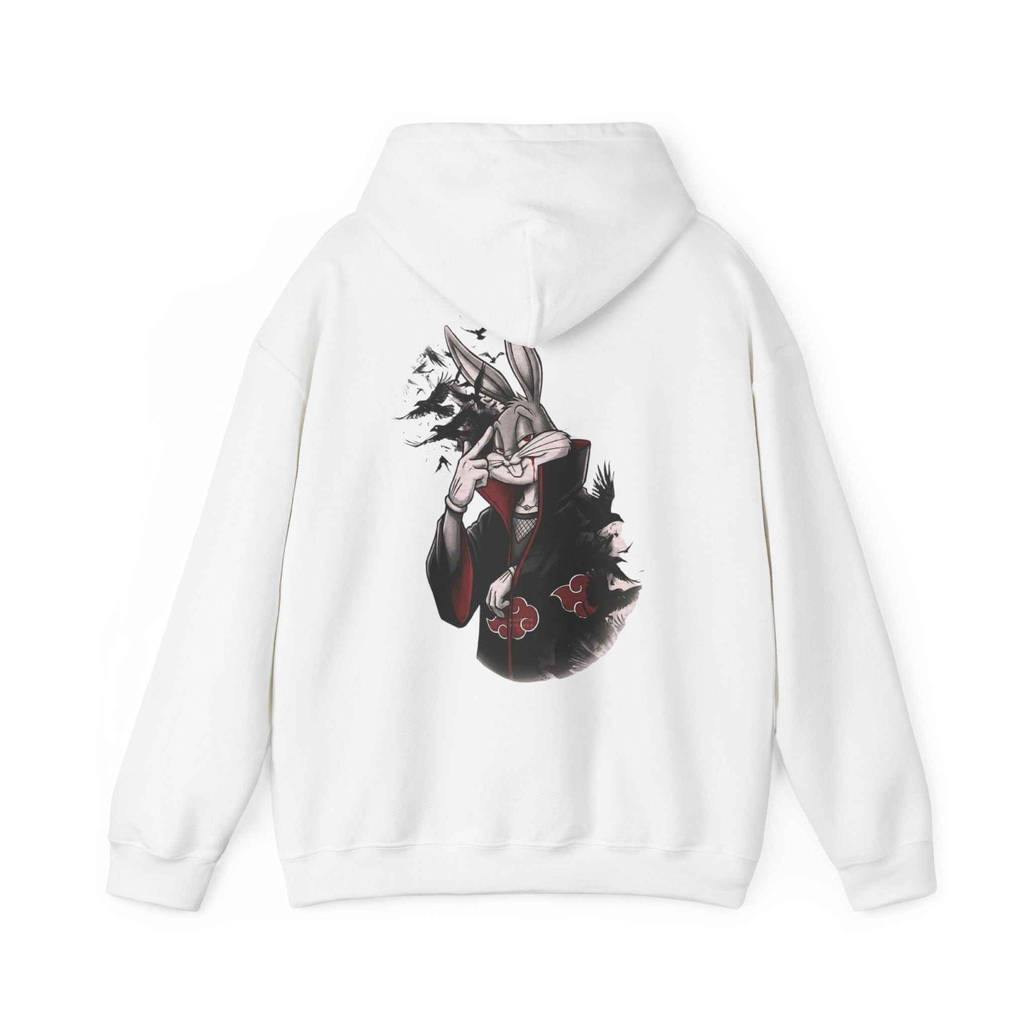 Hoodie — Dark Anime Masked Figure Back Print Sweatshirt