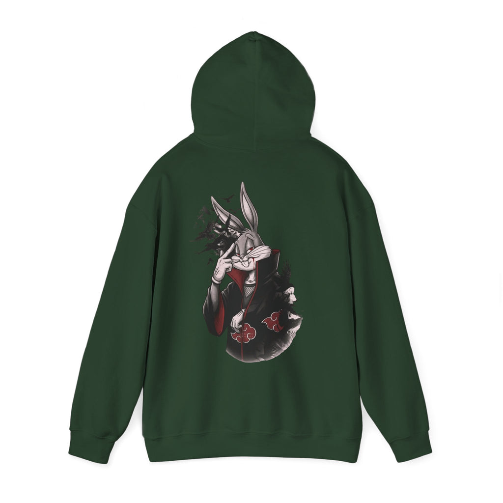 Hoodie — Dark Anime Masked Figure Back Print Sweatshirt