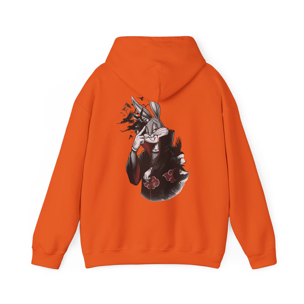 Hoodie — Dark Anime Masked Figure Back Print Sweatshirt