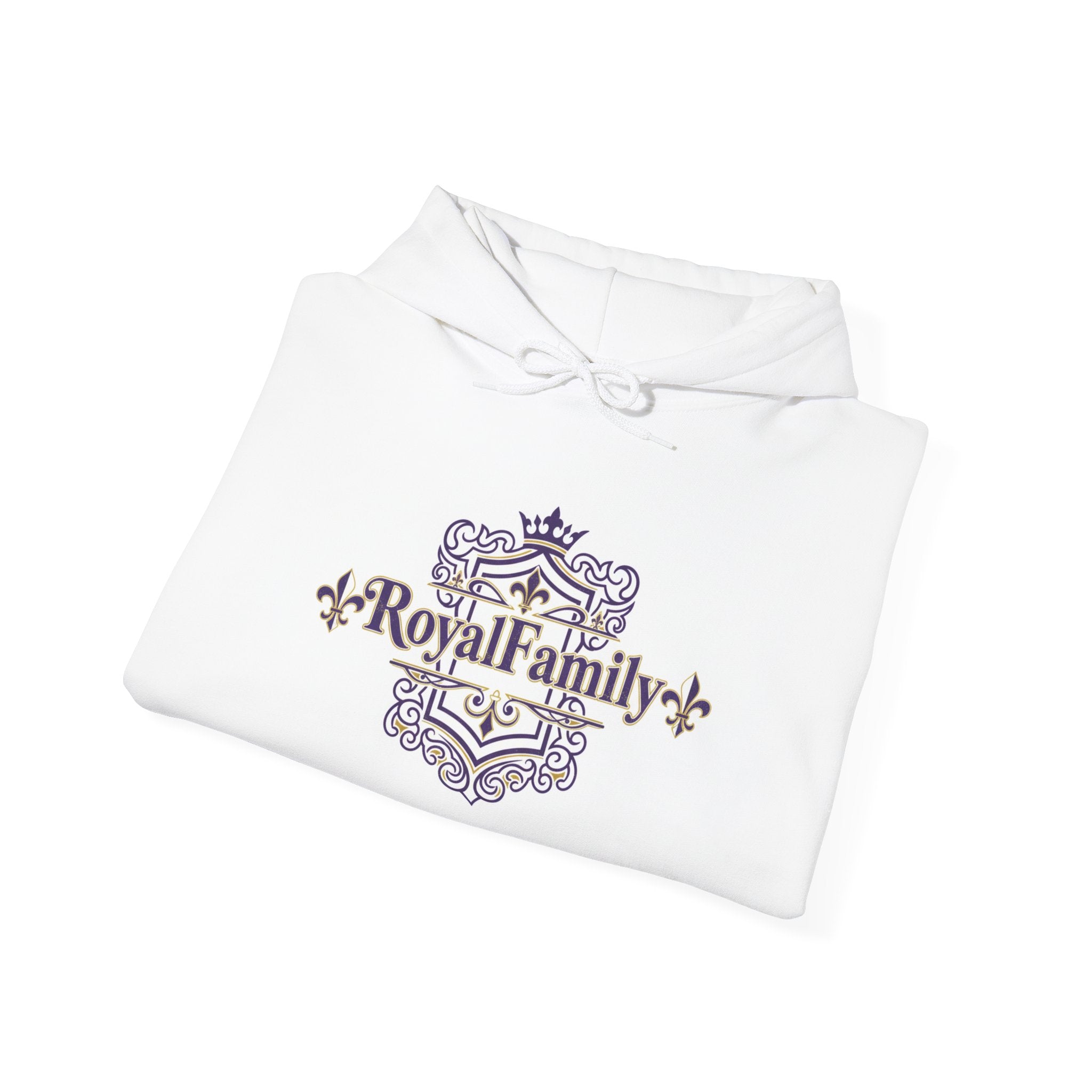 Royal Family crest hoodie | Mythic woman with owl back print hoodie